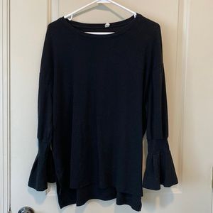 Pink Blush Maternity black long sleeve shirt